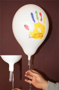 konfektionierte Luftballons